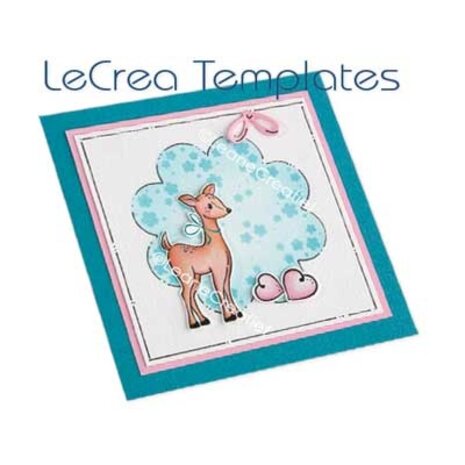 Leane Creatief Flower A5 LeCreaDesign Layering Template (95.8917) (DISCONTINUED)