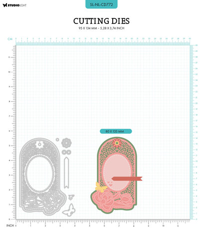 Studio Light Nature Lover Cutting Dies Peony Tag (SL-NL-CD772) (OUTLET) Studio Light Nature Lover Cutting Dies Peony Tag (SL-NL-CD772) (OUTLET)