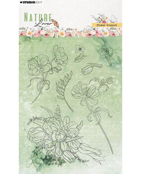 Studio Light Nature Lover Clear Stamps Flower Bouquet (SL-NL-STAMP592) (OUTLET) Studio Light Nature Lover Clear Stamps Flower Bouquet (SL-NL-STAMP592) (OUTLET)