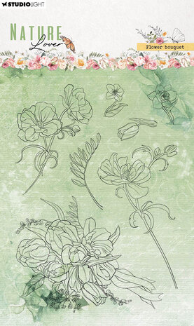 Studio Light Nature Lover Clear Stamps Flower Bouquet (SL-NL-STAMP592) (OUTLET) Studio Light Nature Lover Clear Stamps Flower Bouquet (SL-NL-STAMP592) (OUTLET)