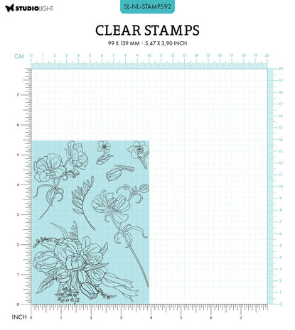 Studio Light Nature Lover Clear Stamps Flower Bouquet (SL-NL-STAMP592) (OUTLET) Studio Light Nature Lover Clear Stamps Flower Bouquet (SL-NL-STAMP592) (OUTLET)