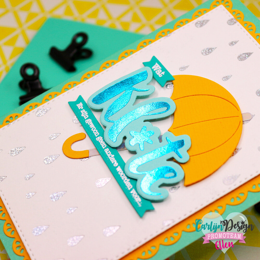 CarlijnDesign Hot Foil Plate Klote (CDHF-0047) (DISCONTINUED) CarlijnDesign Hot Foil Plate Klote (CDHF-0047) (DISCONTINUED)