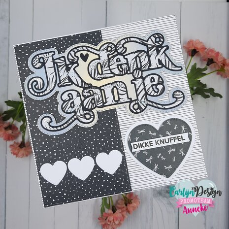 CarlijnDesign Snijmallen Ik Denk aan Je (CDSN-0250) (DISCONTINUED) CarlijnDesign Snijmallen Ik Denk aan Je (CDSN-0250) (DISCONTINUED)