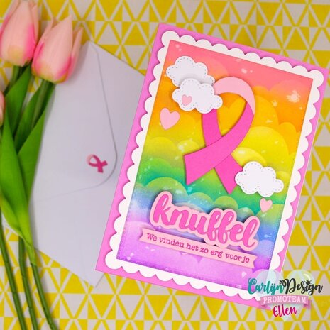 CarlijnDesign Snijmallen Pink Ribbon (CDSN-0246) (DISCONTINUED)