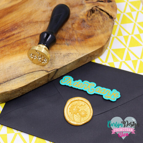 CarlijnDesign Wax Seal Stamp 32 Dandelion (CDWX-0049) CarlijnDesign Wax Seal Stamp 32 Dandelion (CDWX-0049)