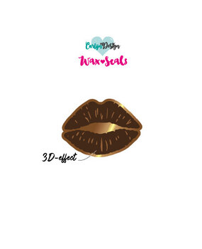 CarlijnDesign Wax Seal Stamp 38 Kiss (CDWX-0061)