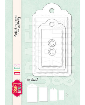 Craft & You Design Tag Set Dies (CYD-CW269)
