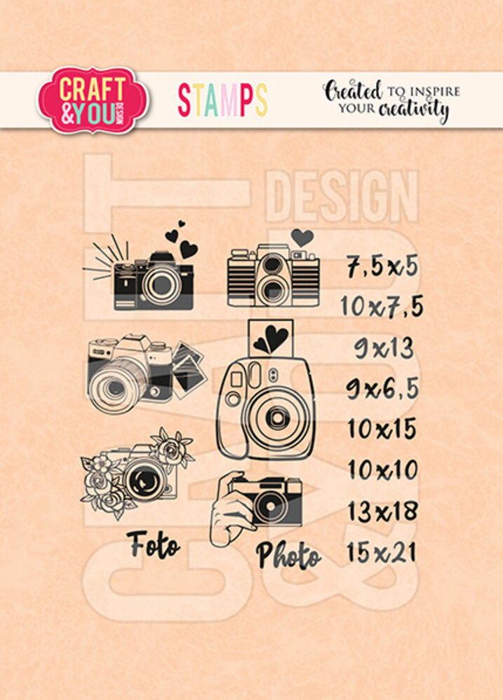 Craft & You Design Mini Cameras Set Stamps (CYD-CS035)
