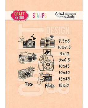 Craft & You Design Mini Cameras Set Stamps (CYD-CS035)