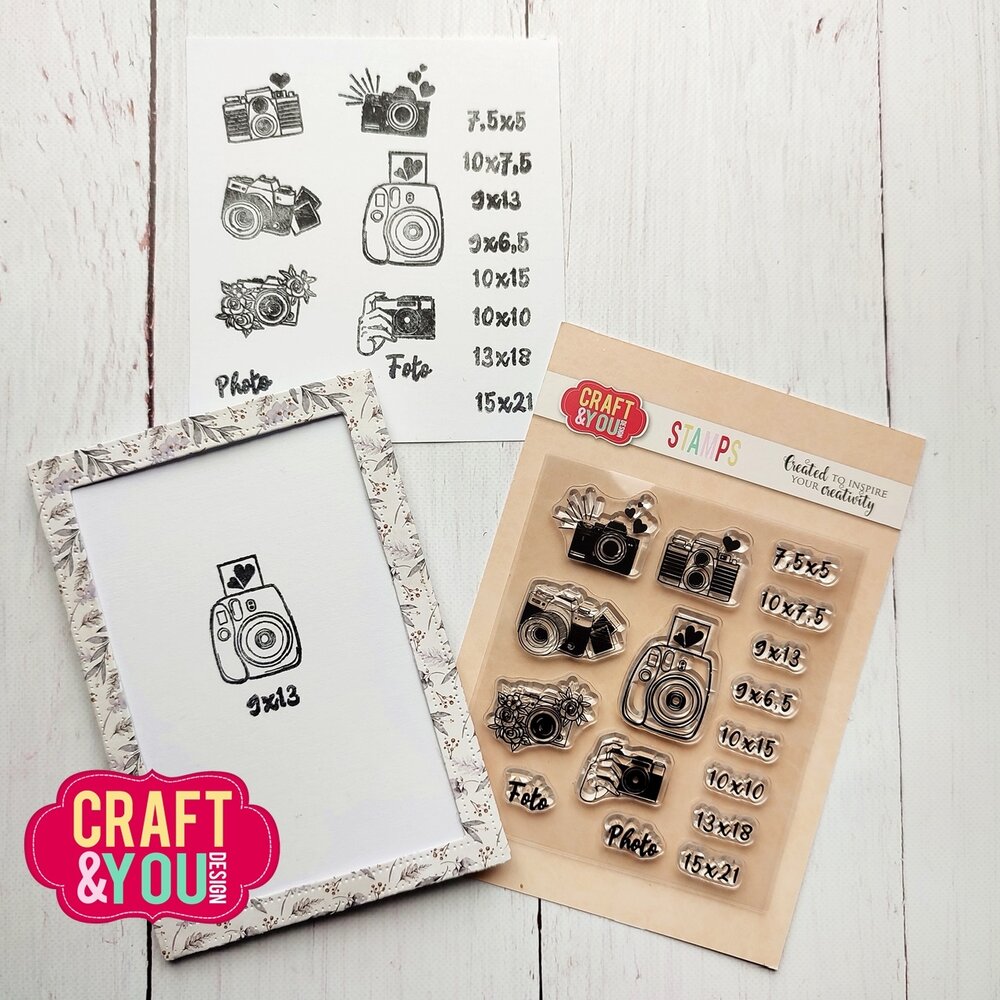 Craft & You Design Mini Cameras Set Stamps (CYD-CS035)