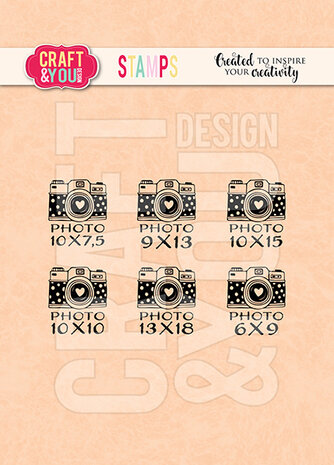 Craft & You Design Mini Cameras 2 Stamps (CYD-CS034)