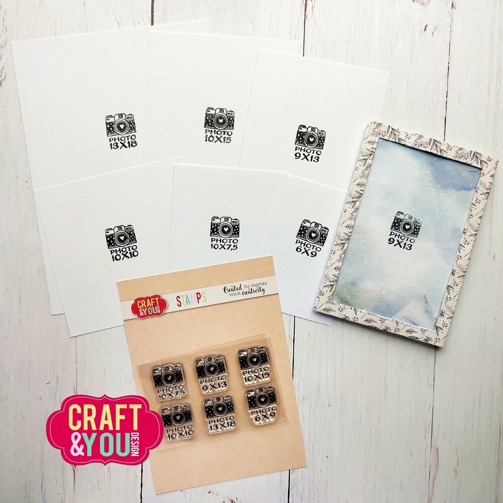 Craft & You Design Mini Cameras 2 Stamps (CYD-CS034)