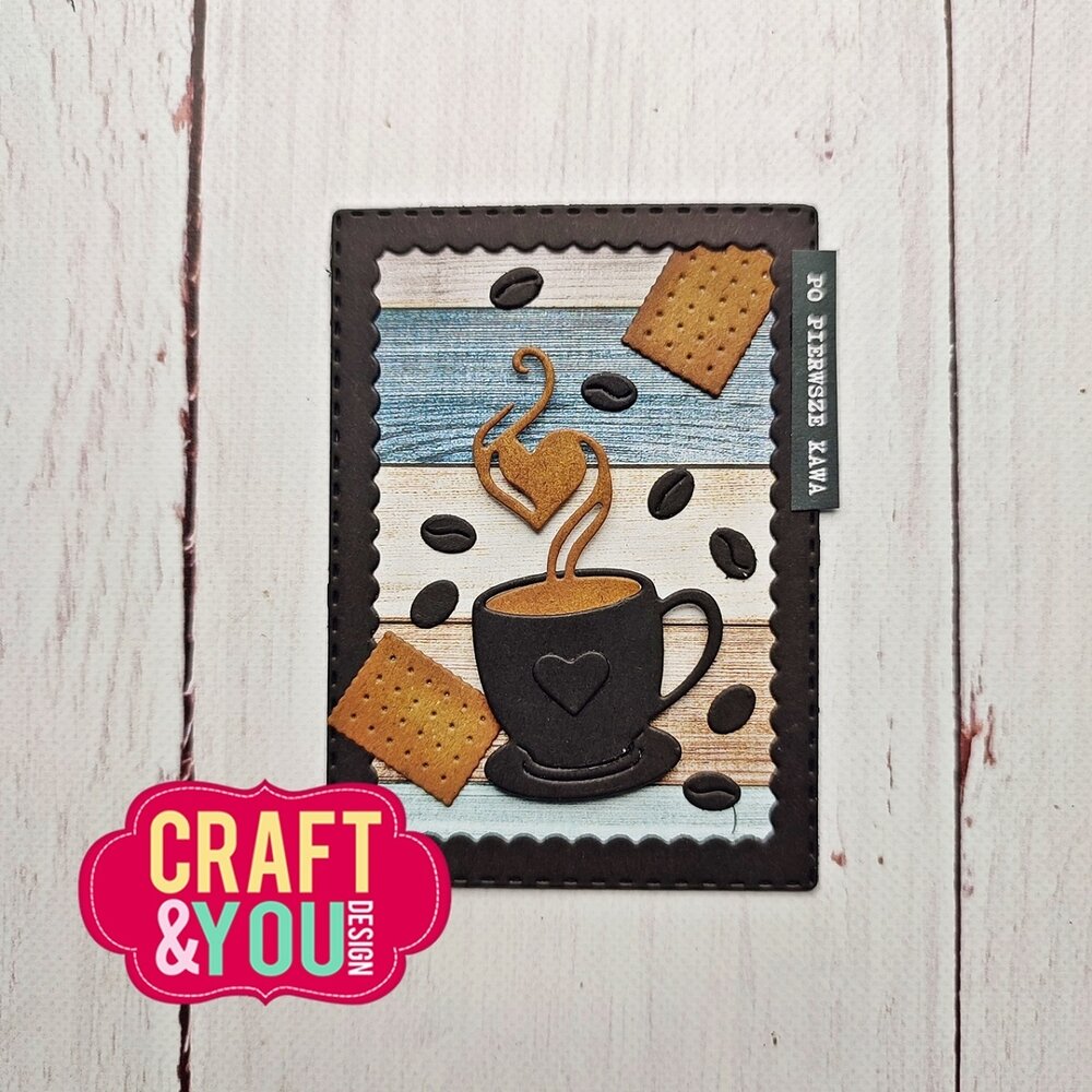 Craft & You Design ATC Frame with a Cup of Coffee Dies (CYD-CW262) Craft & You Design ATC Frame with a Cup of Coffee Dies (CYD-CW262)