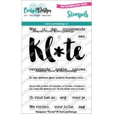 CarlijnDesign Clear Stamps Klote (CDST-0114)