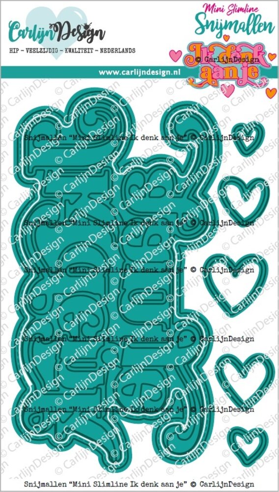 CarlijnDesign Snijmallen Ik Denk aan Je (CDSN-0250) (DISCONTINUED) CarlijnDesign Snijmallen Ik Denk aan Je (CDSN-0250) (DISCONTINUED)