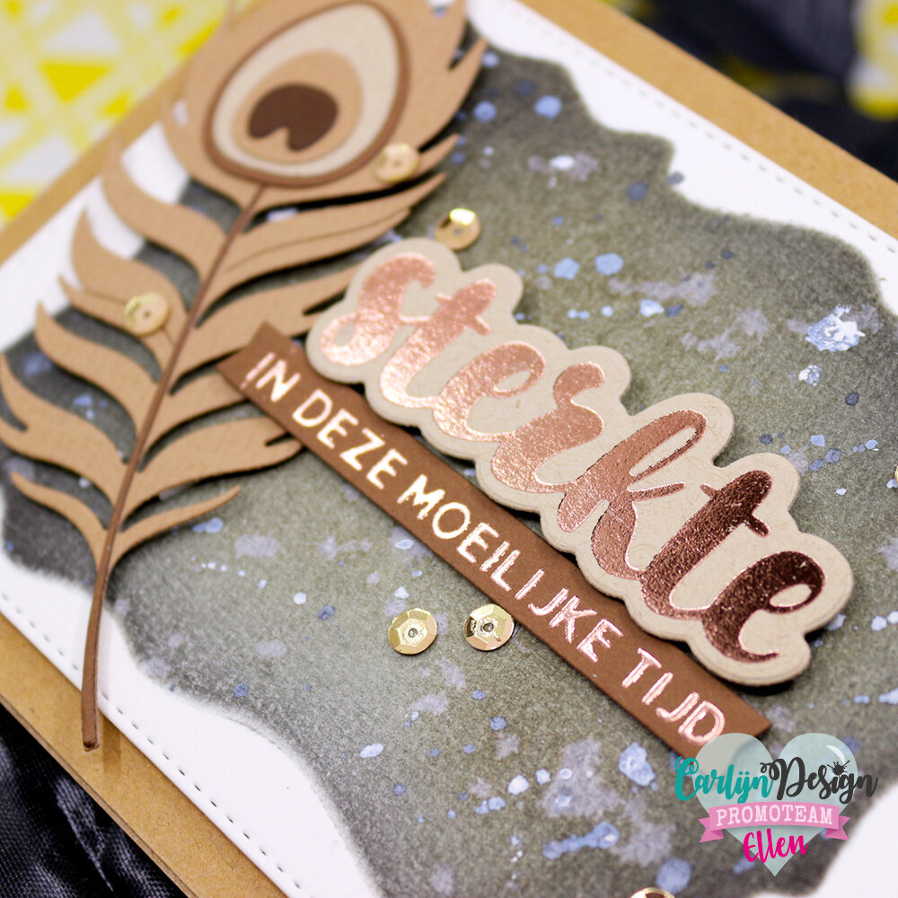 CarlijnDesign Hot Foil Onderteksten Sterkte (CDHF-0045) (DISCONTINUED) CarlijnDesign Hot Foil Onderteksten Sterkte (CDHF-0045) (DISCONTINUED)