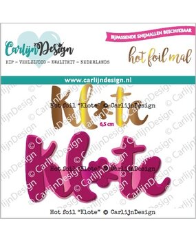 CarlijnDesign Hot Foil Klote (CDHF-0047) (DISCONTINUED)