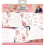 Crafter's Companion Floral Elegance 8x8 Inch Foil Transfers (S-FE-FOILTR8) (DISCONTINUED)
