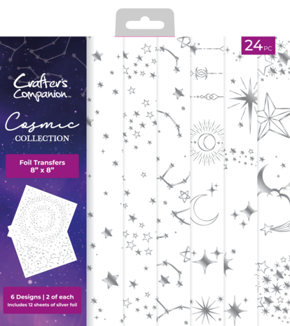 Crafter's Companion Cosmic Collection 8x8 Inch Foil Transfers (COS-FOILTR8) (DISCONTINUED)