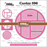 Crealies Cardzz Stansen No.596 Frame & Inlay Zelda (6 Vlakken) (CLCZ596)