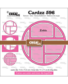 Crealies Cardzz Dies No.596 Frame & Inlay Zelda (6 Shapes) (CLCZ596)
