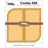Crealies Cardzz Stansen No.543 Gatefold Card met 2 Afgeronde Hoeken (CLCZ543)