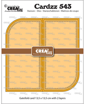 Crealies Cardzz Stansen No.543 Gatefold Card met 2 Afgeronde Hoeken (CLCZ543)