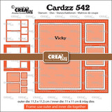 Crealies Cardzz Dies No.542 Frame & Inlays Vicky (CLCZ542)
