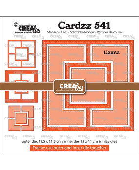 Crealies Cardzz Dies No.541 Frame & Inlays Uzima (CLCZ541)