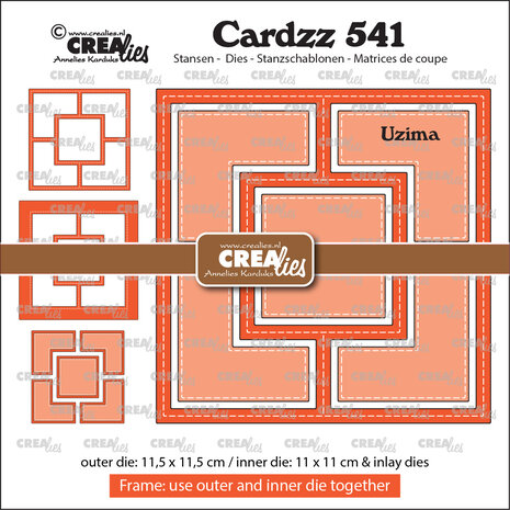 Crealies Cardzz Dies No.541 Frame & Inlays Uzima (CLCZ541) Crealies Cardzz Dies No.541 Frame & Inlays Uzima (CLCZ541)