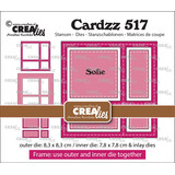 Crealies Cardzz Stansen No. 517 Frame & Inlays Sofie (CLCZ517)