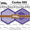 Crealies Cardzz Dies No. 322 Twist & Pop Panels & Concertina & Booklet Hexagon (CLCZ322) Crealies Cardzz Dies No. 322 Twist & Pop Panels & Concertina & Booklet Hexagon (CLCZ322)