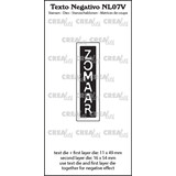 Crealies Texto Negativo Dies Dutch No.7V ZOMAAR (NL07V)