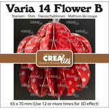 Crealies Varia Stansen No.14 3D Bloem B (CLVAR14)