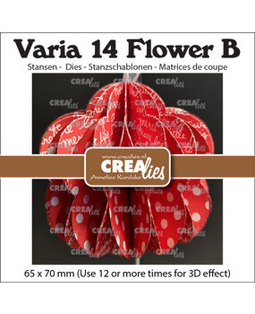 Crealies Varia Stansen No.14 3D Bloem B (CLVAR14)