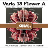 Crealies Varia Stansen No.13 3D Bloem A (CLVAR13)