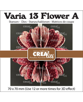 Crealies Varia Stansen No.13 3D Bloem A (CLVAR13)