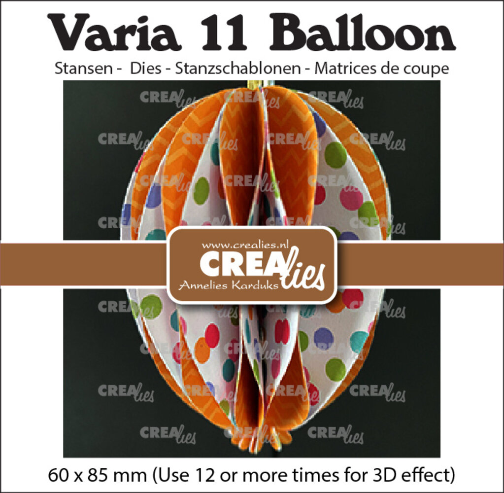 Crealies Varia Stansen No.11 3D Ballon (CLVAR11)