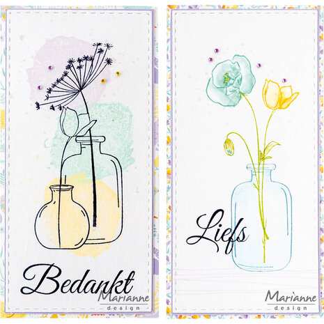 Marianne Design Clear Stamps Silhouette Art Stains (CS1163) (DISCONTINUED)