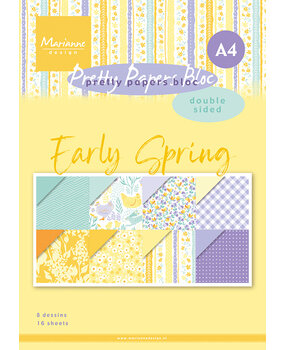 Marianne Design Pretty Papers Bloc A4 Early Spring (PK9186) (DISCONTINUED)