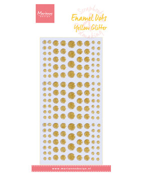 Marianne Design Enamel Dots Yellow Glitter (PL4530)