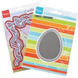 Marianne Design Craftable/Creatable Easter Egg & Bow (PA4187) (DISCONTINUED)