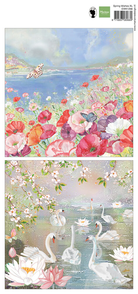 Marianne Design Decoupage Sheet Spring Wishes XL (EWK1298) (DISCONTINUED) Marianne Design Decoupage Sheet Spring Wishes XL (EWK1298) (DISCONTINUED)
