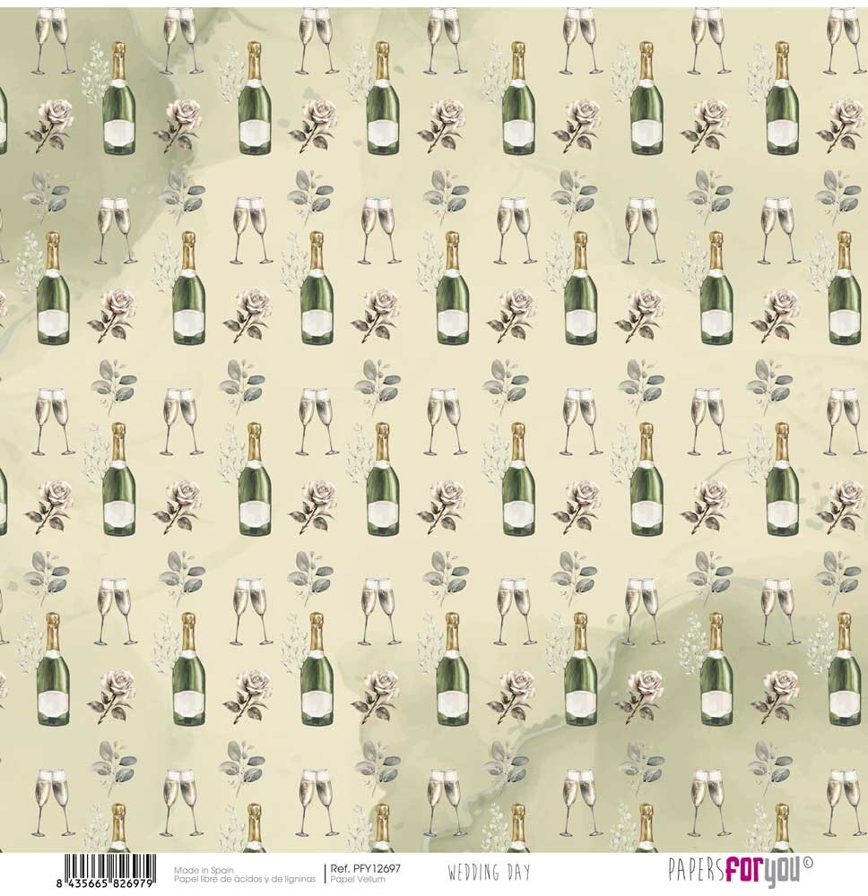 Papers For You Wedding Day Vellum Paper Pack (6pcs) (PFY-12695) (DISCONTINUED)