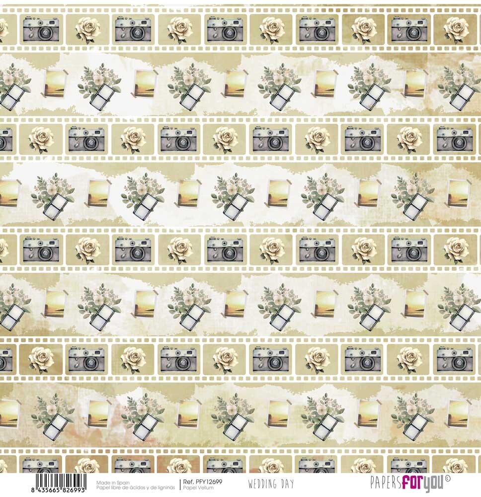 Papers For You Wedding Day Vellum Paper Pack (6pcs) (PFY-12695) (DISCONTINUED)