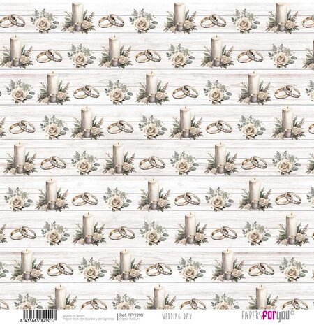 Papers For You Wedding Day Vellum Paper Pack (6pcs) (PFY-12695) (DISCONTINUED)