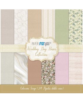 Papers For You Wedding Day Basics Midi Scrap Paper Pack (24pcs) (PFY-12632) (DISCONTINUED)