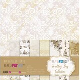 Papers For You Wedding Day Canvas Scrap Pack (8pcs) (PFY-12675) (DISCONTINUED)