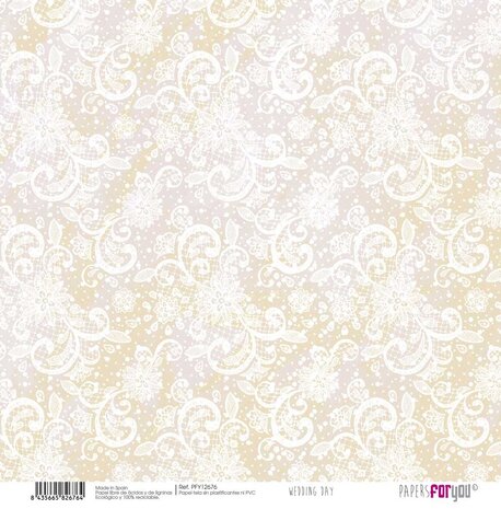 Papers For You Wedding Day Canvas Scrap Pack (8pcs) (PFY-12675) (DISCONTINUED) Papers For You Wedding Day Canvas Scrap Pack (8pcs) (PFY-12675) (DISCONTINUED)