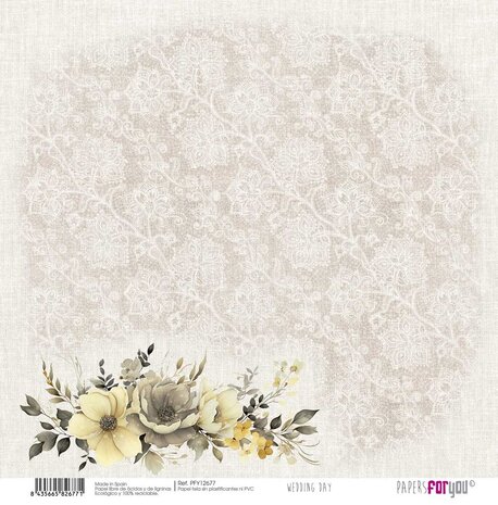 Papers For You Wedding Day Canvas Scrap Pack (8pcs) (PFY-12675) (DISCONTINUED) Papers For You Wedding Day Canvas Scrap Pack (8pcs) (PFY-12675) (DISCONTINUED)